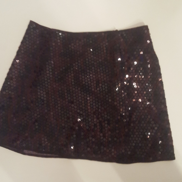 Express Dresses & Skirts - Express sequin mini skirt size 1/2 NWT